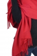 Cashmere accessories scarf mufflers niry deep red 200x90cm