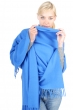Cashmere accessories scarf mufflers niry light cobalt blue 200x90cm