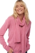 Cashmere accessories scarf mufflers ozone carnation pink 160 x 30 cm