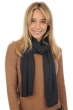 Cashmere accessories scarf mufflers ozone charcoal marl 160 x 30 cm