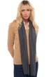 Cashmere accessories scarf mufflers ozone dark grey 160 x 30 cm