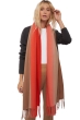Cashmere accessories scarf mufflers vaasa bloody orange camel chine 200 x 70 cm