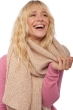 Cashmere accessories scarf mufflers venus camel shinking violet 200 x 38 cm