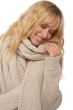 Cashmere accessories scarf mufflers venus natural ecru natural stone 200 x 38 cm
