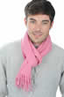 Cashmere accessories scarf mufflers zak170 bubble gum 170 x 25 cm