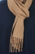 Cashmere accessories scarf mufflers zak170 camel chine 170 x 25 cm