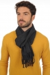 Cashmere accessories scarf mufflers zak170 charcoal marl 170 x 25 cm