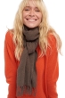 Cashmere accessories scarf mufflers zak170 marron chine 170 x 25 cm