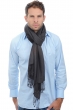 Cashmere accessories shawls diamant carbon 204 cm x 92 cm