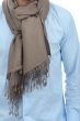 Cashmere accessories shawls diamant chestnut 201 cm x 71 cm