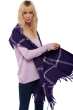 Cashmere accessories shawls venezia deep purple lilas 210 x 90 cm