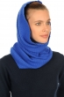 Cashmere accessories snood cerise lapis blue 60 x 28 cm