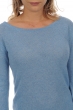 Cashmere ladies basic sweaters at low prices caleen azur blue chine s