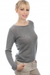 Cashmere ladies basic sweaters at low prices caleen dove chine 2xl