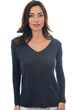 Cashmere ladies basic sweaters at low prices flavie charcoal marl 2xl