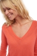 Cashmere ladies basic sweaters at low prices flavie coral 2xl