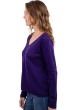 Cashmere ladies basic sweaters at low prices flavie deep purple 2xl