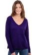 Cashmere ladies basic sweaters at low prices flavie deep purple s