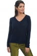 Cashmere ladies basic sweaters at low prices flavie dress blue 3xl