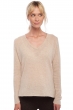 Cashmere ladies basic sweaters at low prices flavie natural beige 4xl