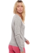 Cashmere ladies basic sweaters at low prices tessa first fog grey l