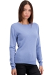 Cashmere ladies basic sweaters at low prices thalia first light blue xl