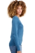 Cashmere ladies basic sweaters at low prices trieste first manor blue m