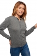 Cashmere ladies cardigans tyra first grey marl xs