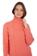 Cashmere ladies chunky sweater albury peach 3xl