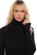 Cashmere ladies chunky sweater april black s