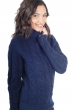Cashmere ladies chunky sweater blanche dress blue 3xl