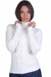 Cashmere ladies chunky sweater blanche off white l