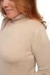 Cashmere ladies chunky sweater carla natural beige m
