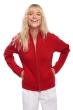 Cashmere ladies chunky sweater elodie blood red 2xl