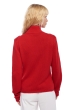 Cashmere ladies chunky sweater elodie blood red l