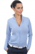 Cashmere ladies chunky sweater elodie ciel l