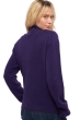Cashmere ladies chunky sweater elodie deep purple xs