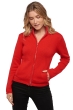 Cashmere ladies chunky sweater elodie rouge 2xl