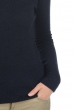 Cashmere ladies chunky sweater lyanne bleu noir l