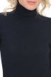 Cashmere ladies chunky sweater lyanne bleu noir xl