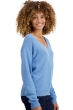 Cashmere ladies chunky sweater thailand azur blue chine 3xl