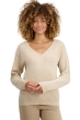 Cashmere ladies chunky sweater thailand natural beige l