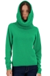 Cashmere ladies chunky sweater tisha new green l