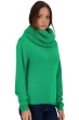 Cashmere ladies chunky sweater tisha new green s