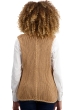 Cashmere ladies chunky sweater toscane camel 2xl