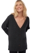 Cashmere ladies chunky sweater vadena charcoal marl 3xl