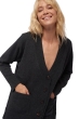Cashmere ladies chunky sweater vadena charcoal marl xs