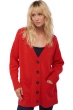 Cashmere ladies chunky sweater vadena rouge s