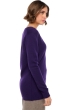 Cashmere ladies chunky sweater vanessa deep purple l