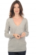 Cashmere ladies chunky sweater vanessa flanelle chine xs